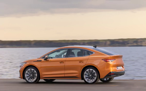 vehicle Skoda Enyaq iV 80 HD Desktop Wallpaper | Background Image