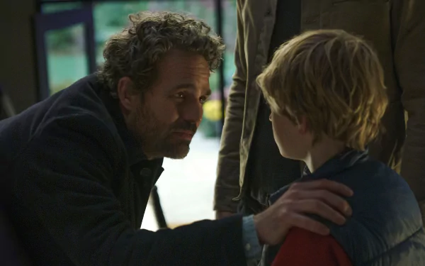 Walker Scobell Mark Ruffalo movie The Adam Project HD Desktop Wallpaper | Background Image