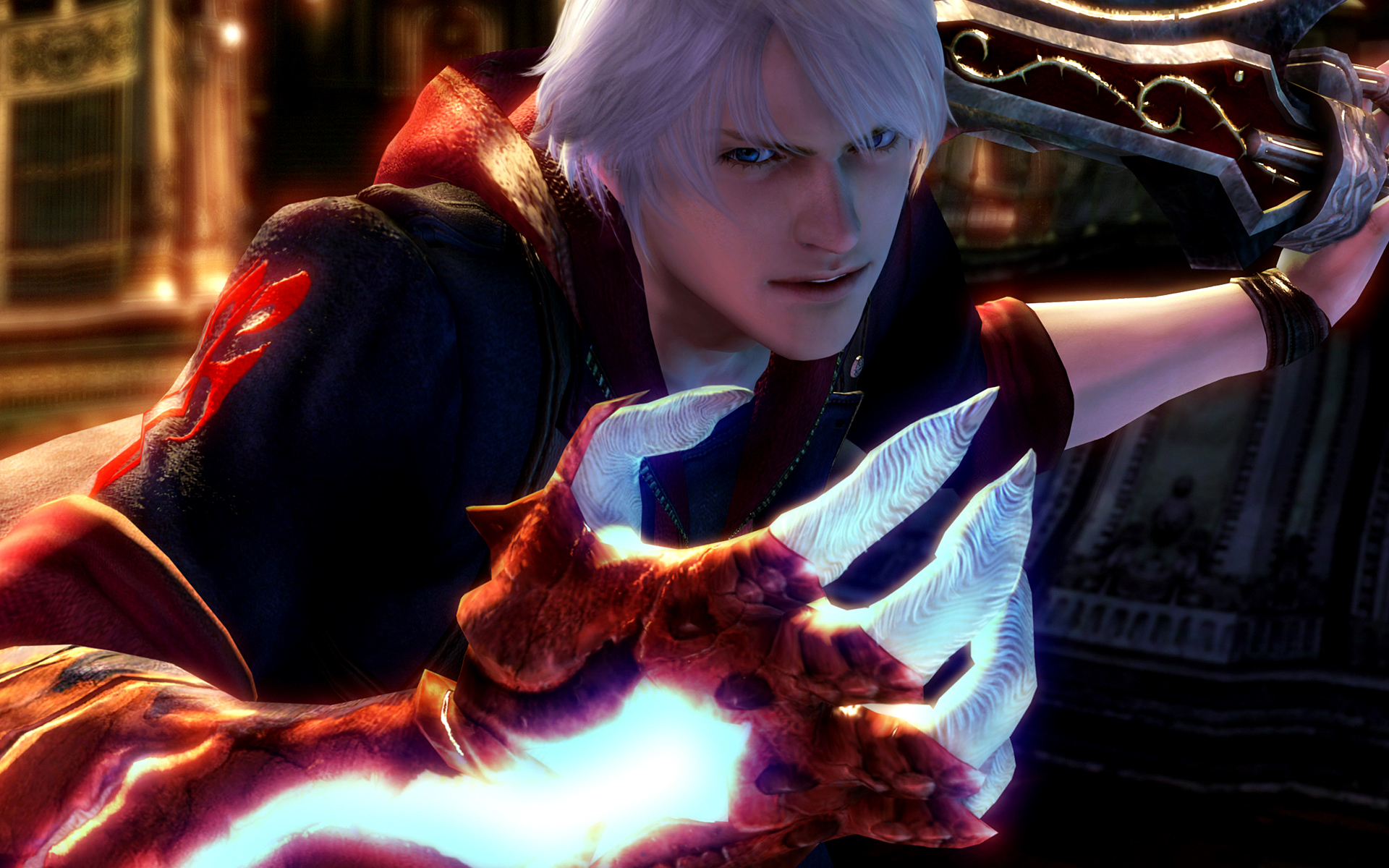 Nero from Devil May Cry in high definition desktop wallpaper.