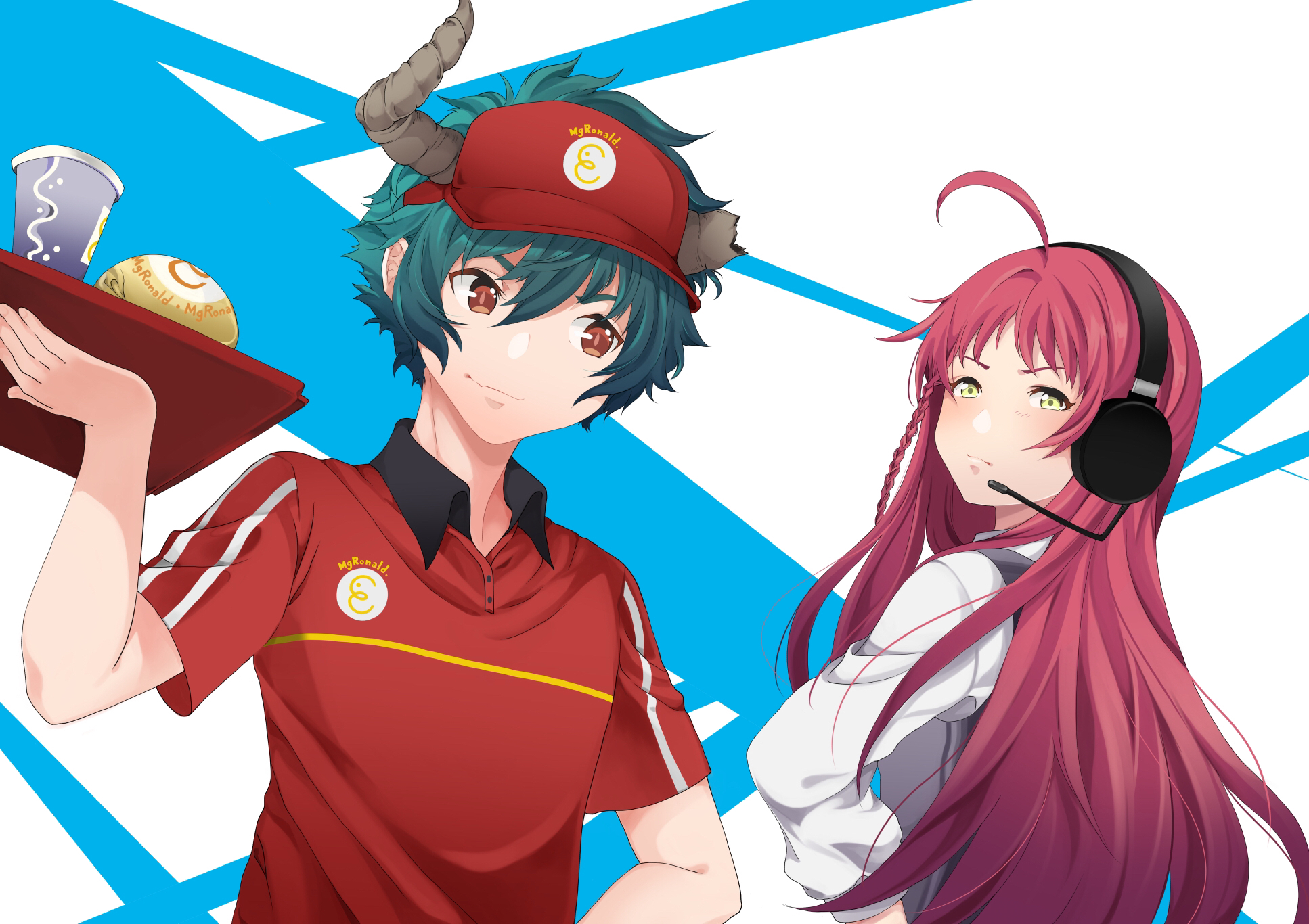 Anime The Devil Is a Part-Timer! HD Wallpaper | Background Image