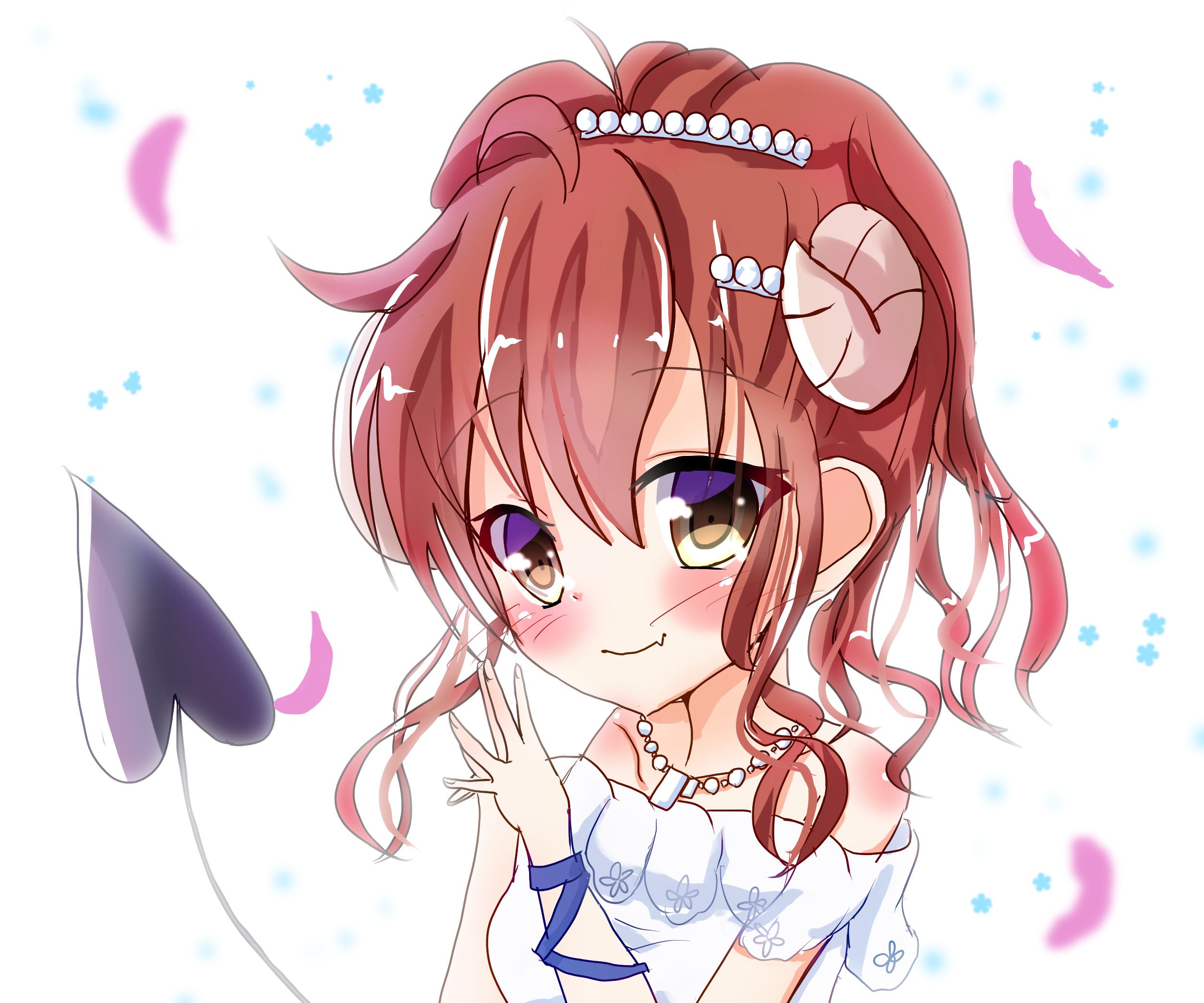 Anime The Demon Girl Next Door HD Wallpaper | Background Image