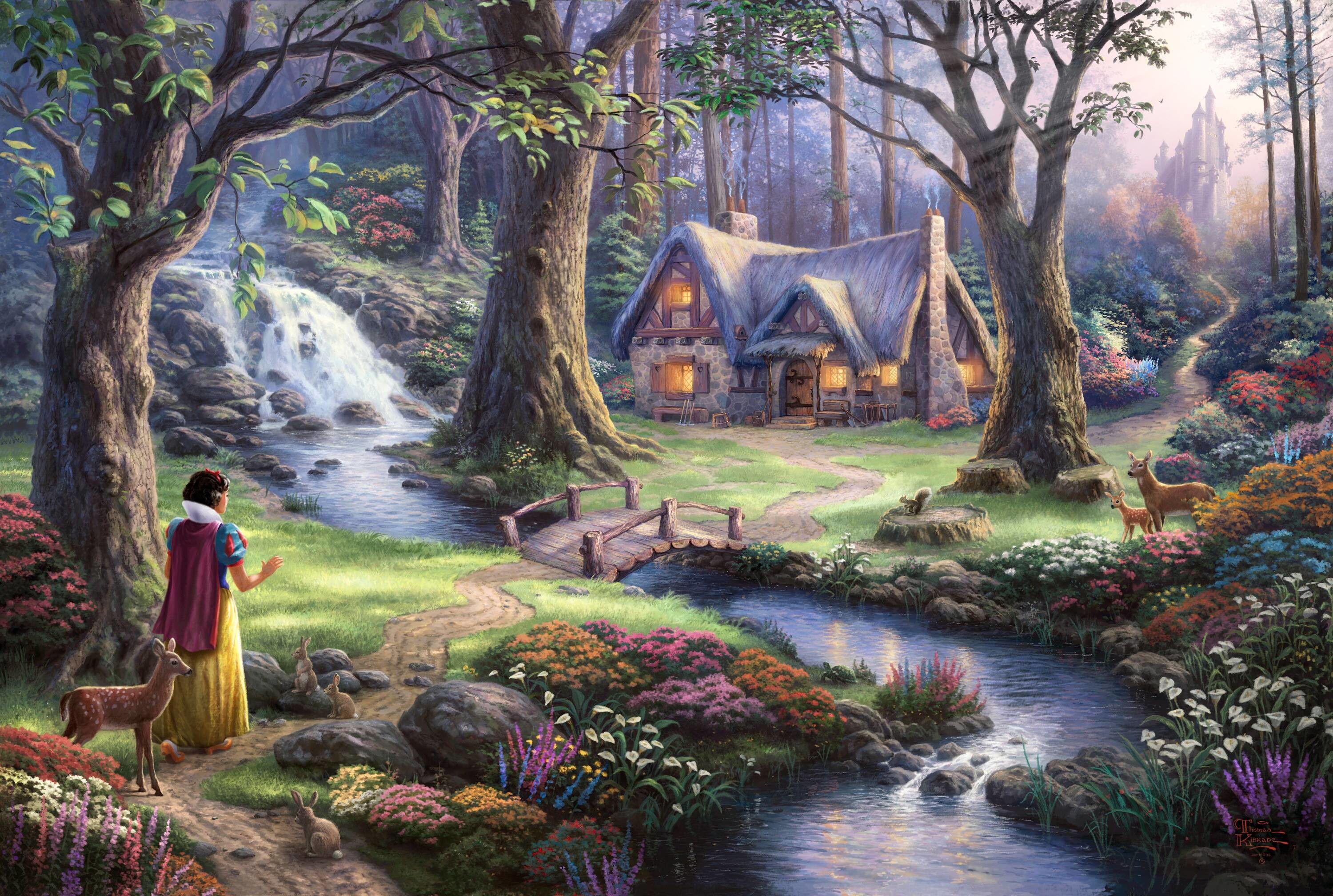 Into the Forest by Thomas Kinkade