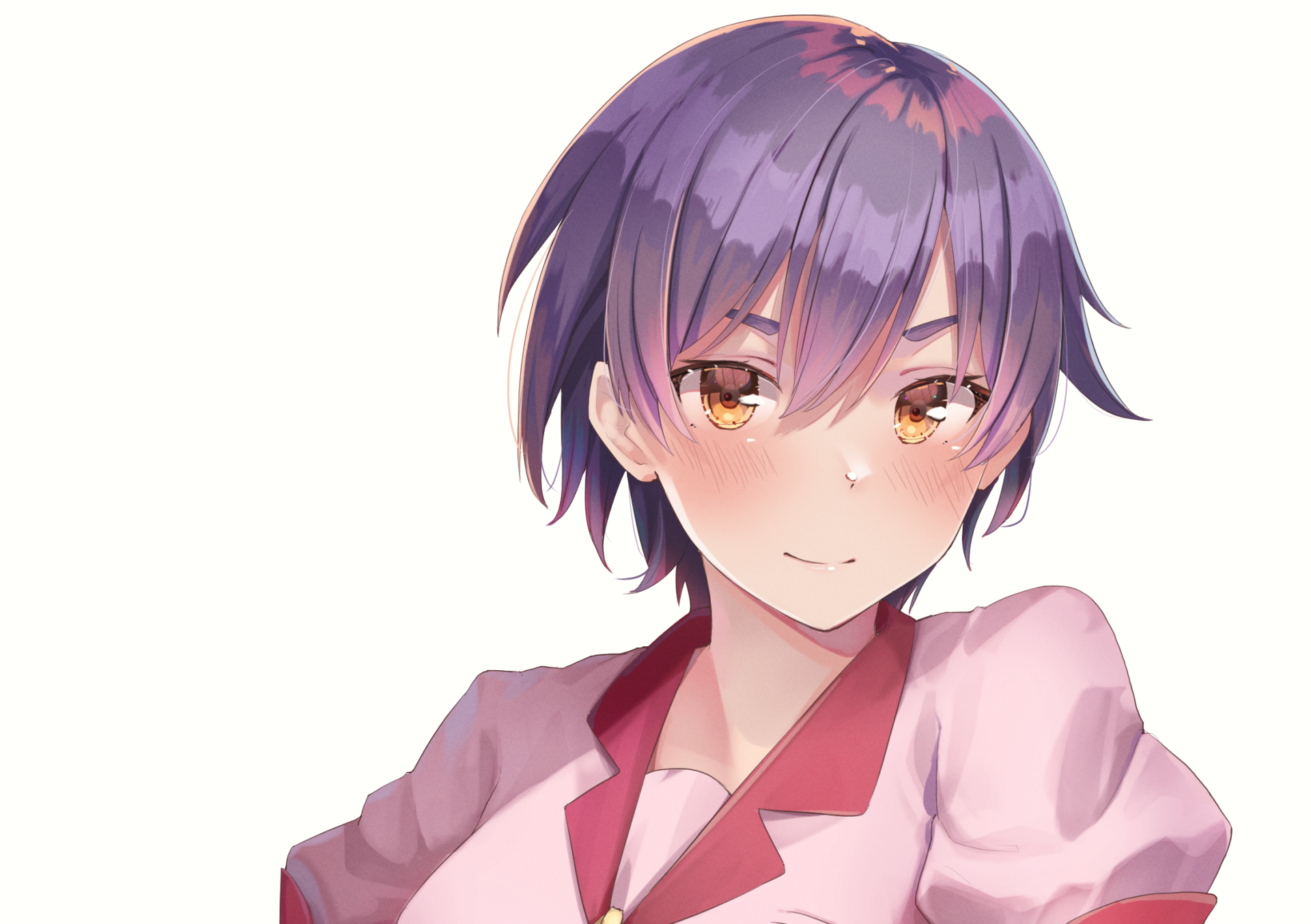 Download Suruga Kanbaru Anime Monogatari (Series) HD Wallpaper by 夕涙ウユ
