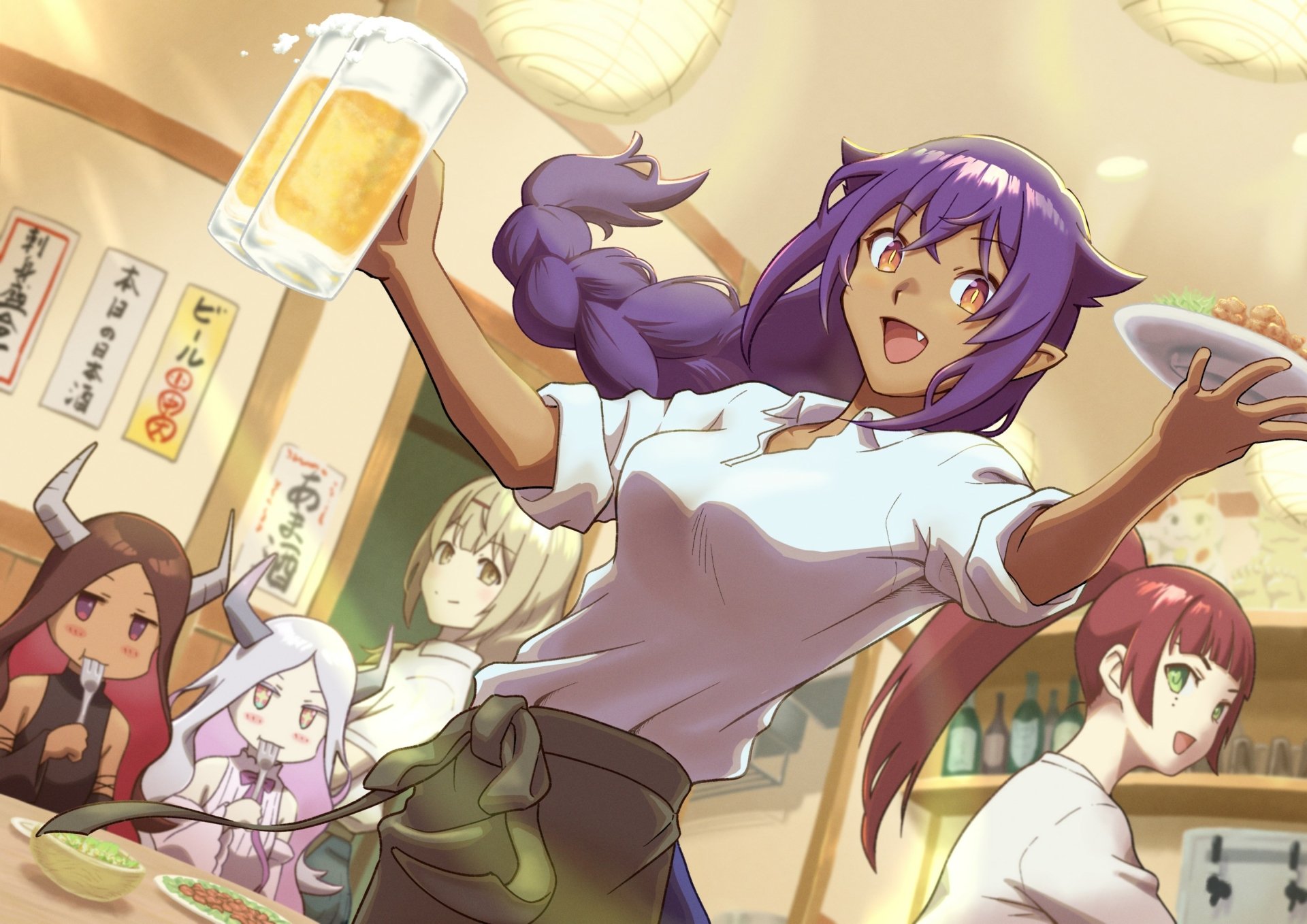 Download Kyouko Jinguu (The Great Jahy Will Not Be Defeated!) Suu (The Great Jahy Will Not Be Defeated!) Maou (The Great Jahy Will Not Be Defeated!) Jahy (The Great Jahy Will Not Be Defeated!) Anime The Great Jahy Will Not Be Defeated! HD Wallpaper by 10tトラック