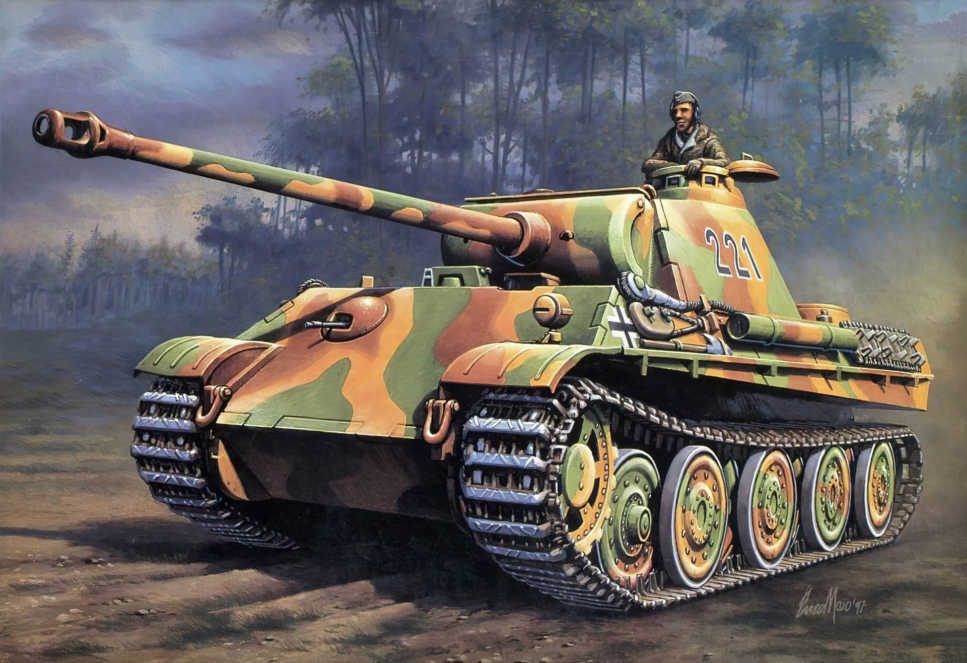 Download Military Panther Tank 4k Ultra HD Wallpaper