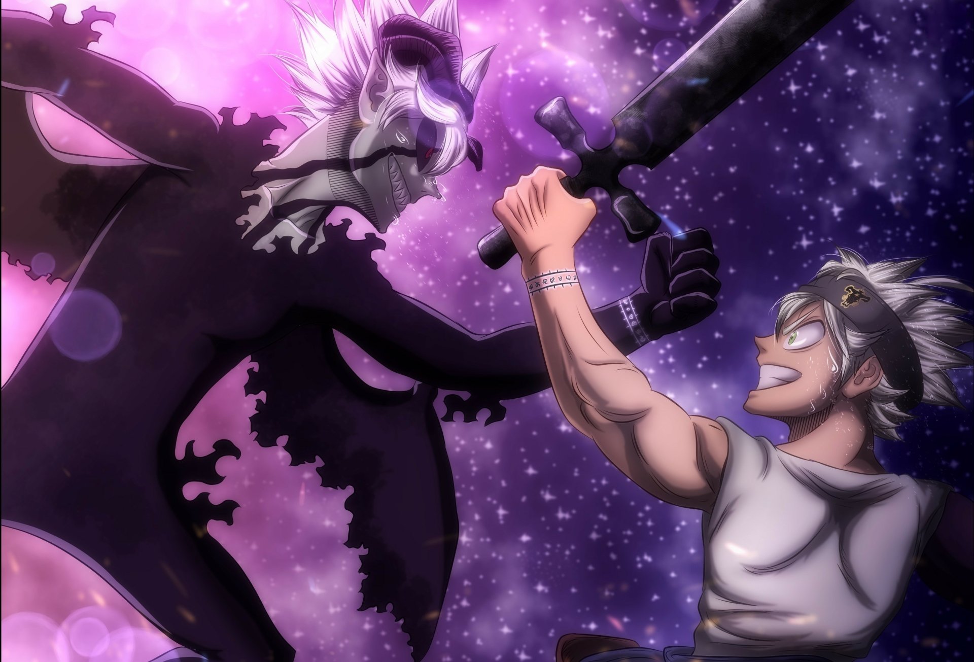 Download Asta (Black Clover) Liebe (Black Clover) Anime Black Clover HD Wallpaper by Alan Fanarts DH