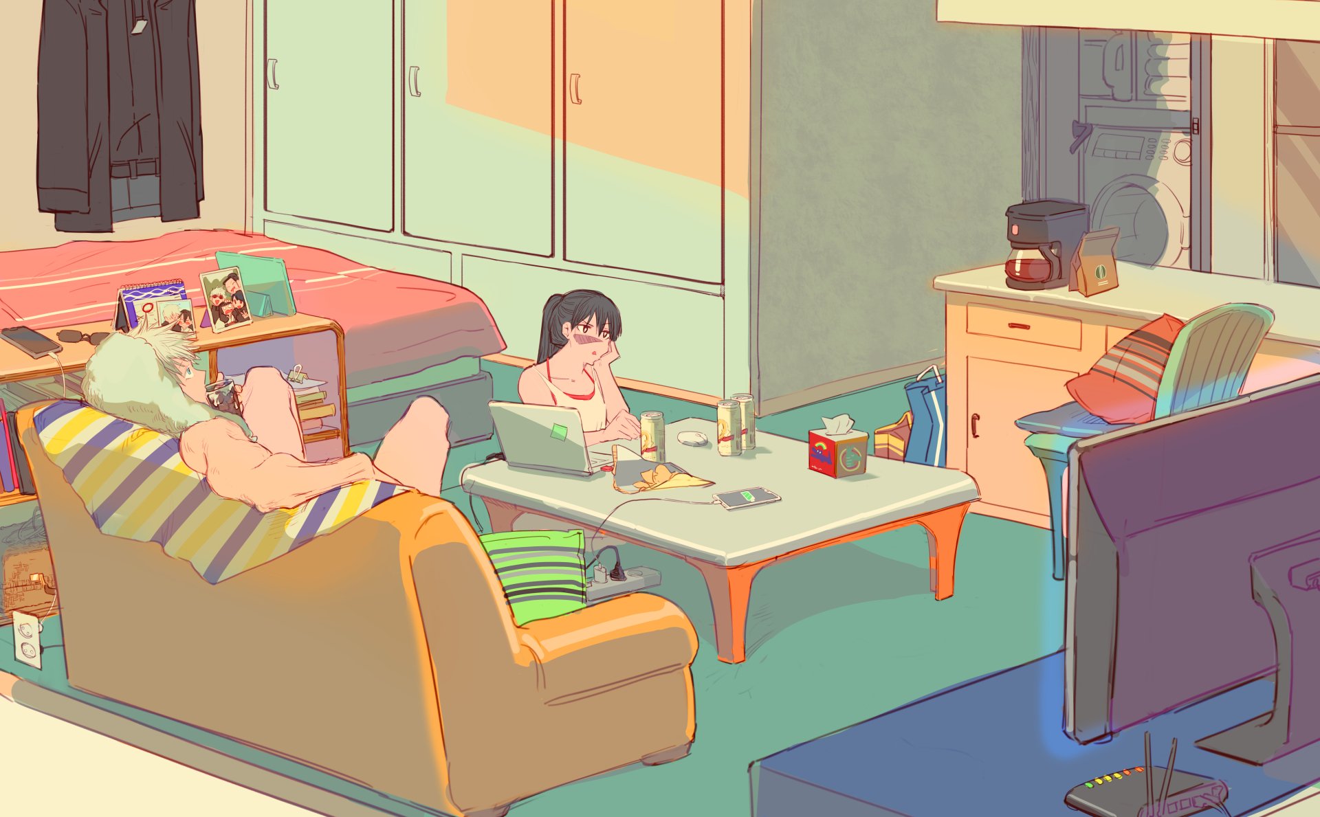 Download Utahime Iori Satoru Gojo Anime Jujutsu Kaisen 4k Ultra HD Wallpaper by Allme