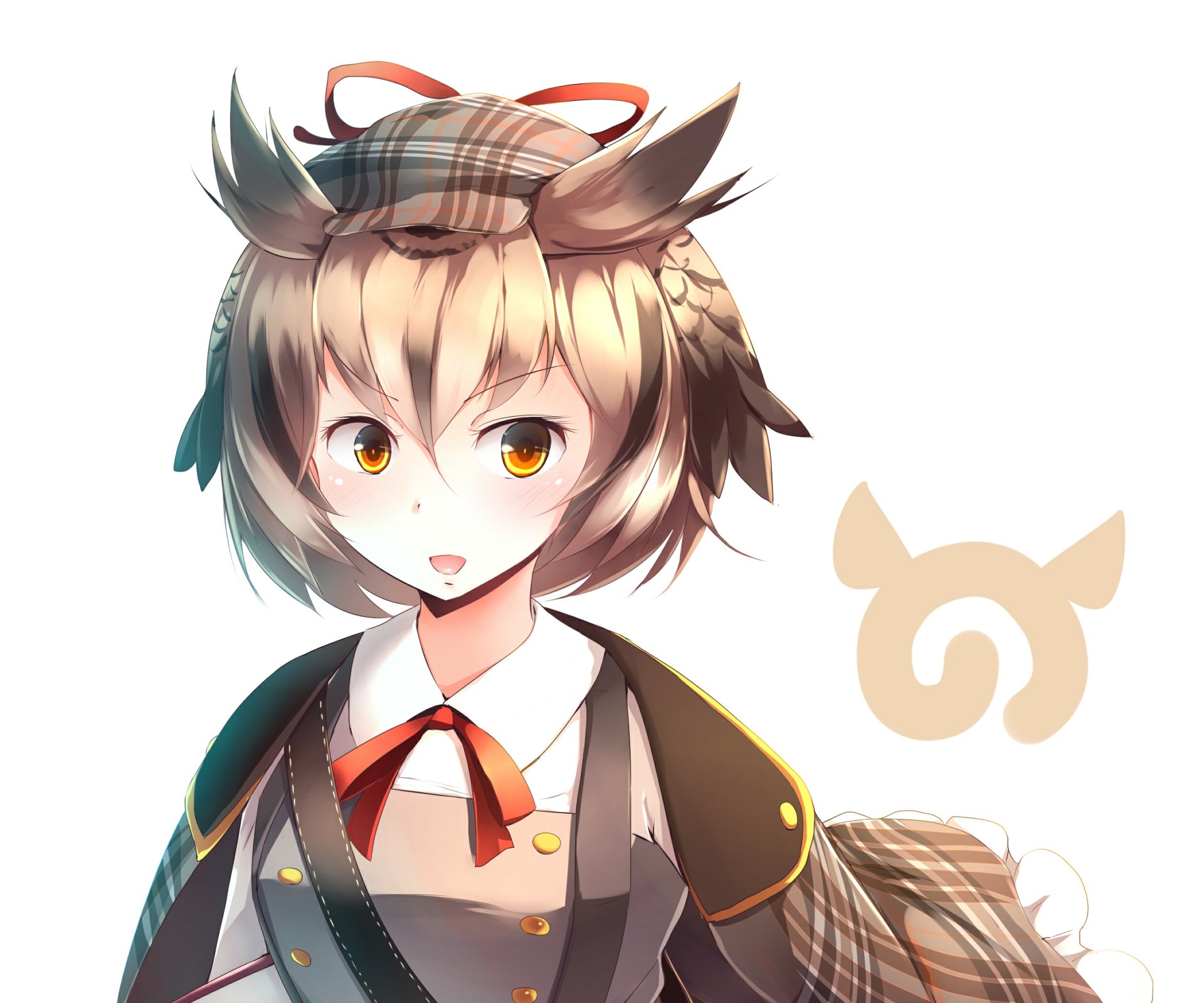 Download Eurasian Eagle Owl (Kemono Friends) Anime Kemono Friends HD Wallpaper