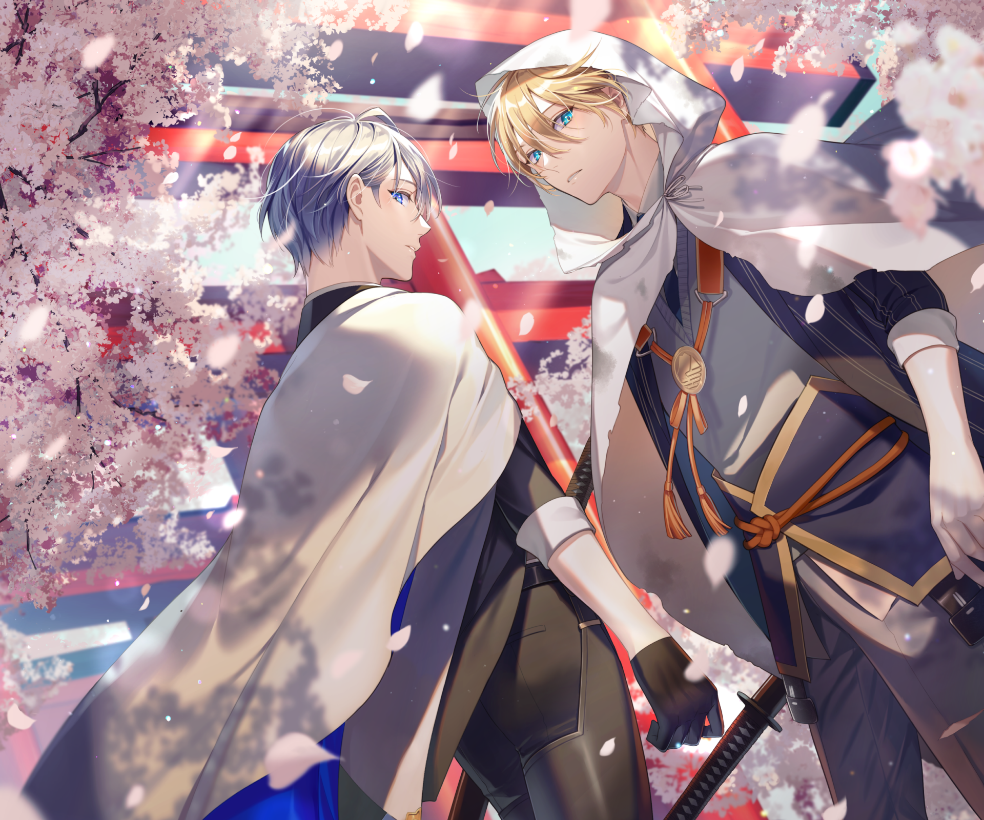 Download Yamanbagiri Kunihiro Yamanbagiri Chougi Anime Touken Ranbu HD Wallpaper