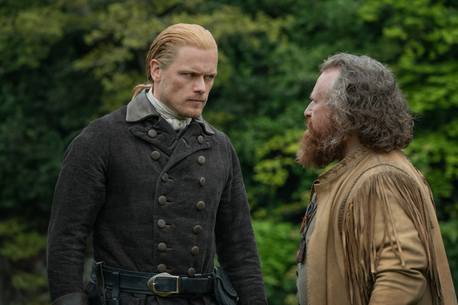Download Sam Heughan Jamie Fraser TV Show Outlander HD Wallpaper