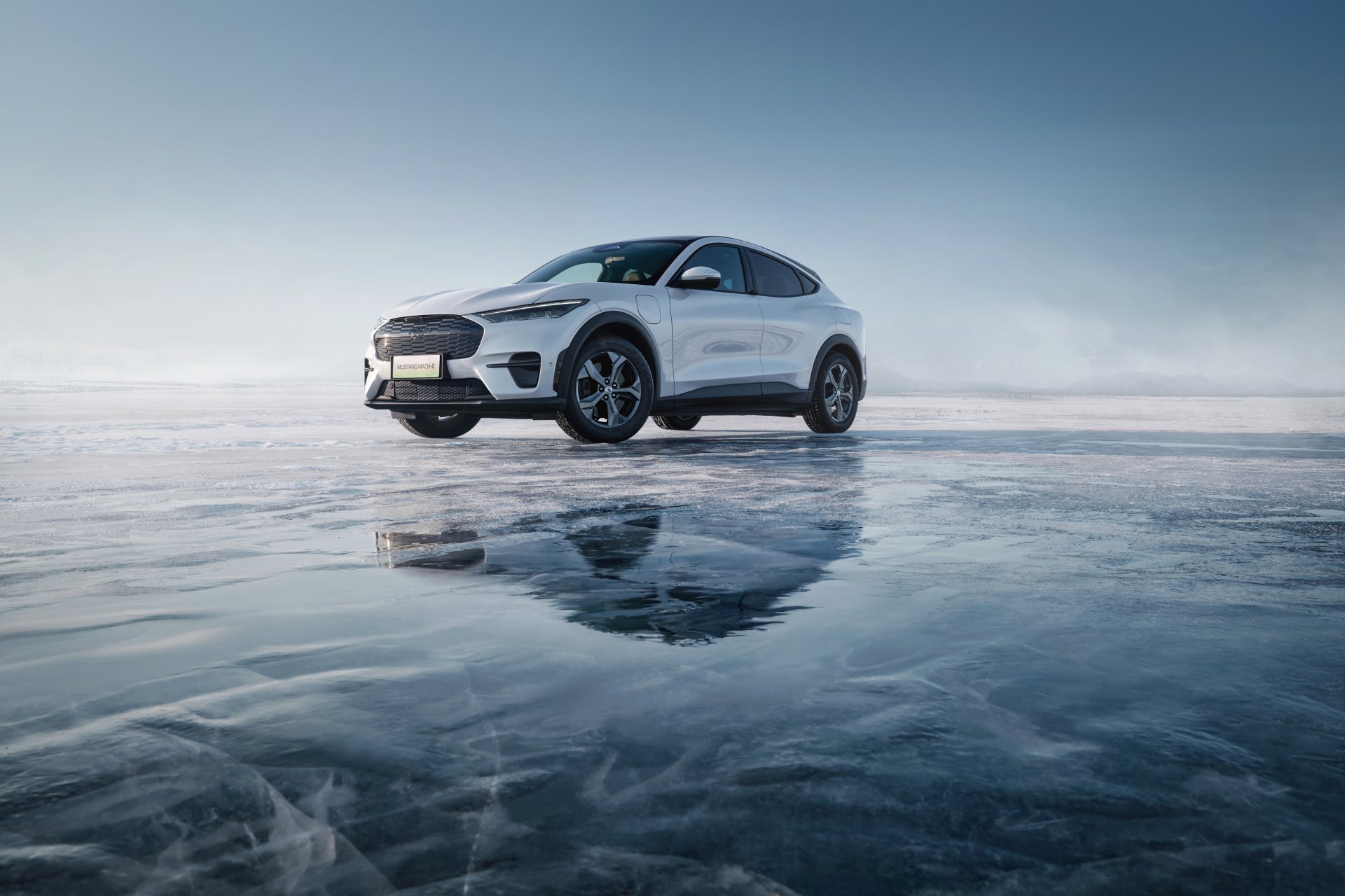 Download Vehicle Ford Mustang Mach-E 4k Ultra HD Wallpaper