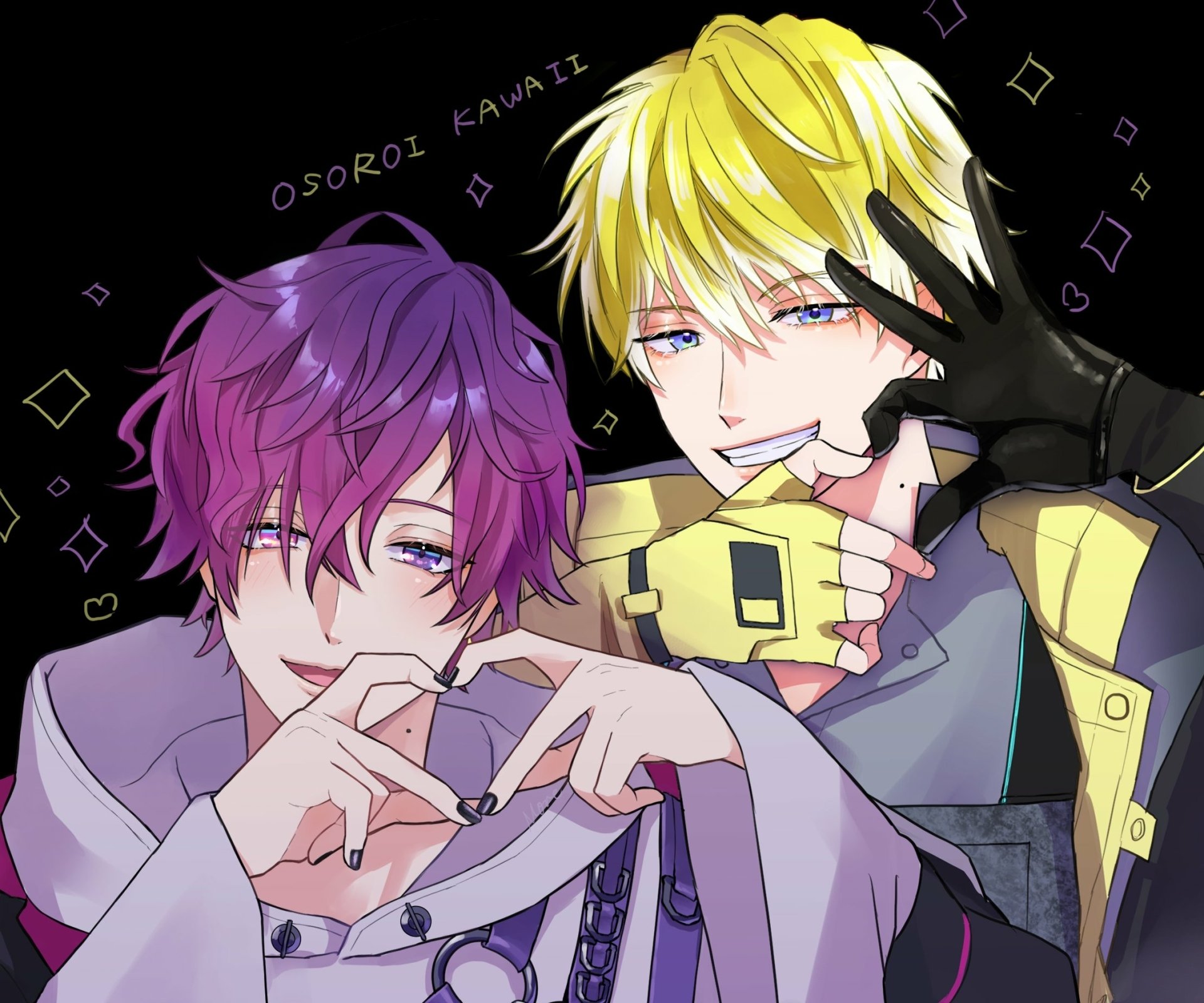 Download Noctyx Uki Violeta Sonny Brisko Anime Virtual Youtuber HD Wallpaper