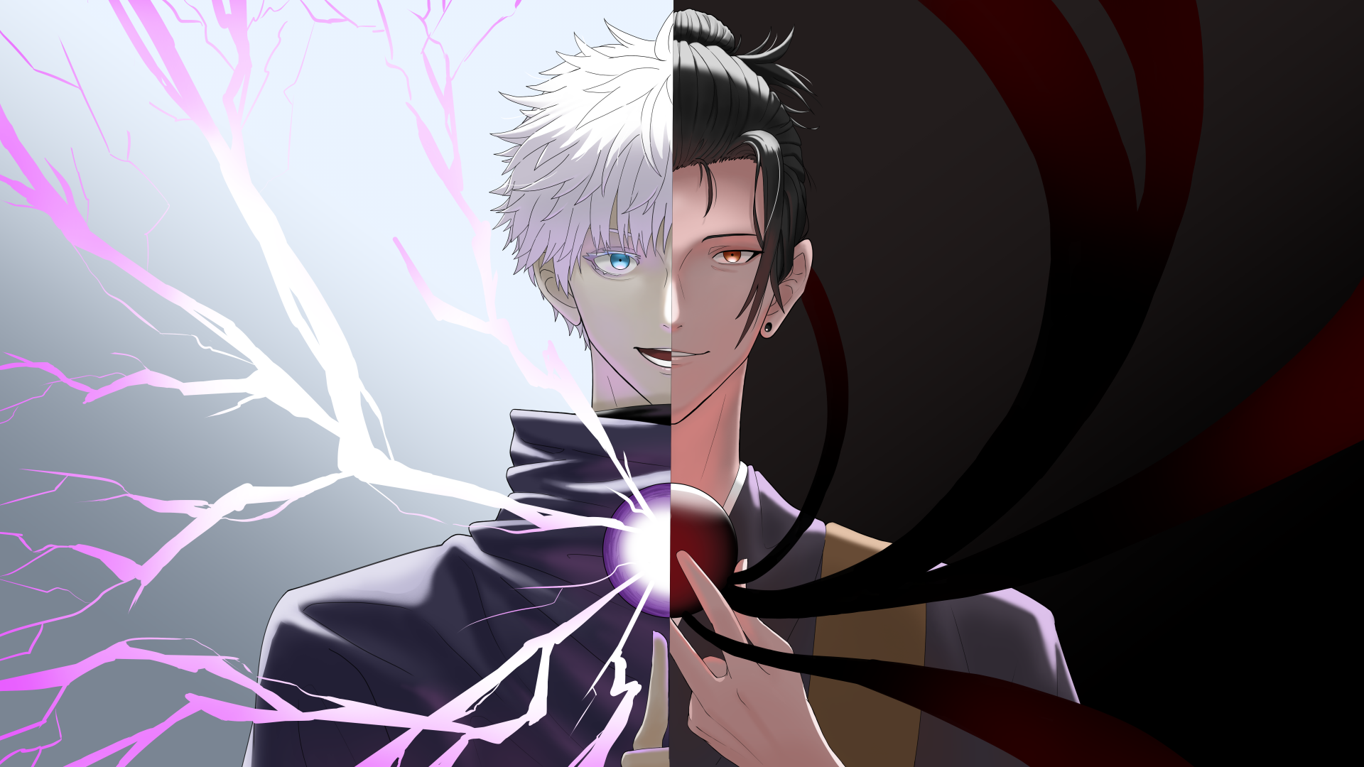 Download Suguru Geto Satoru Gojo Anime Jujutsu Kaisen Gojo & Geto 8k Ultra HD Wallpaper by 果茶フルーツティー