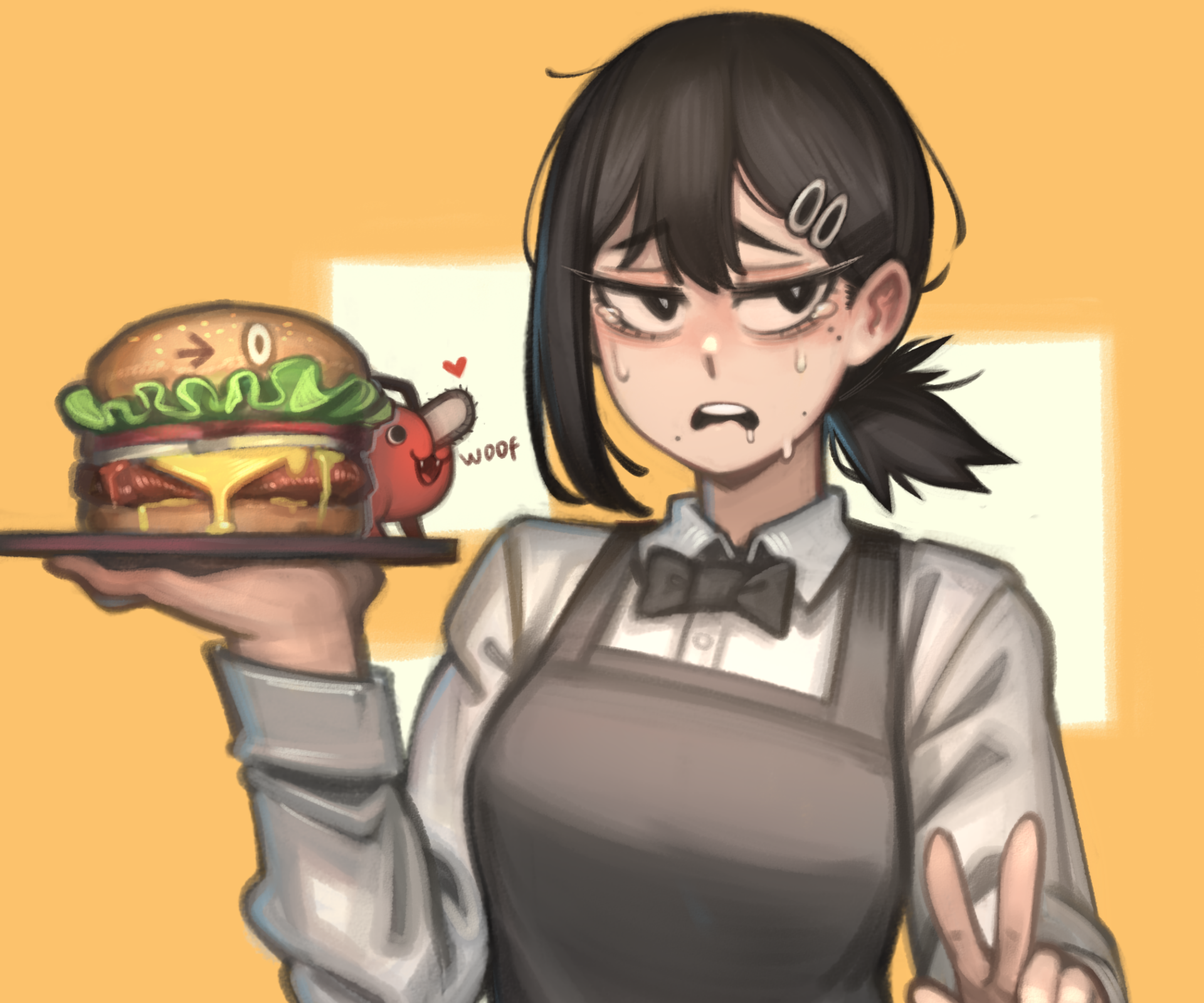 Download Kobeni Higashiyama Anime Chainsaw Man HD Wallpaper