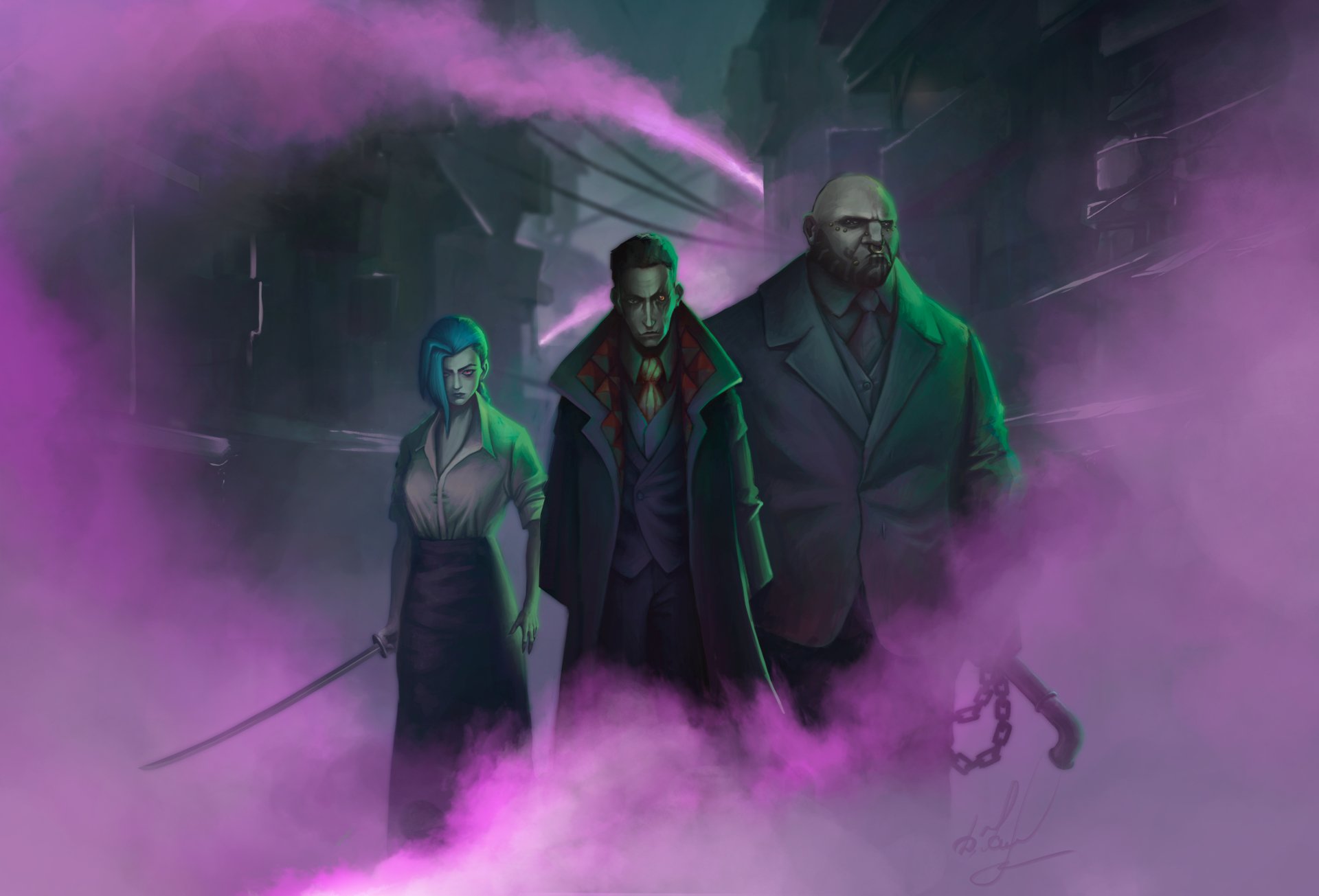 Download Silco (League Of Legends) Jinx (League Of Legends) TV Show Arcane 4k Ultra HD Wallpaper