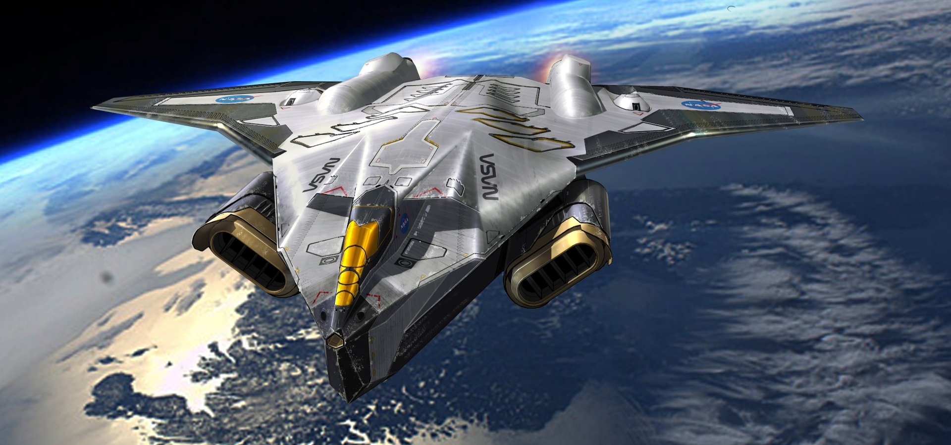 Download Sci Fi Spaceship HD Wallpaper by Jason Hazelroth