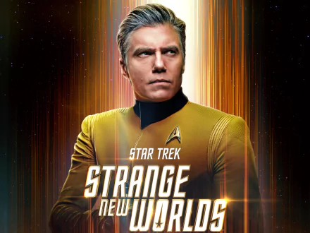 Christopher Pike Anson Mount TV Show Star Trek: Strange New Worlds HD Desktop Wallpaper | Background Image