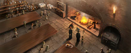  Hogwarts' Kitchen by Atomhawk