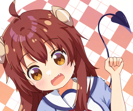 Yuuko Yoshida Anime The Demon Girl Next Door HD Desktop Wallpaper | Background Image