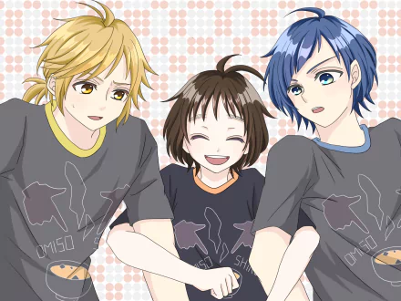 Aizou Shibasaki Yujiro Someya Hiyori Suzumi Anime To Become a Real Heroine! The Unpopular Girl and the Secret Task HD Desktop Wallpaper | Background Image