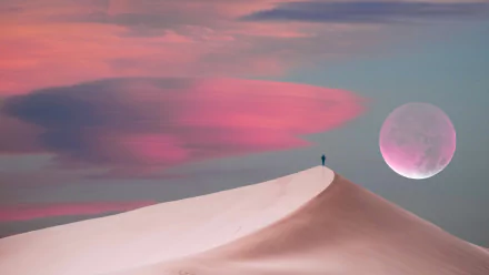 sand dune artistic desert HD Desktop Wallpaper | Background Image