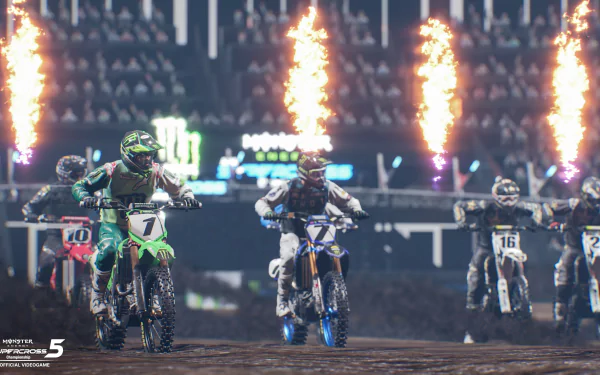 video game Monster Energy Supercross - The Official Videogame 5 HD Desktop Wallpaper | Background Image