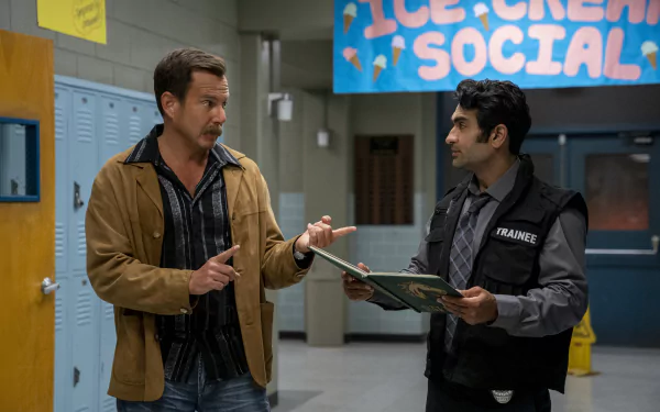Kumail Nanjiani Will Arnett TV Show Murderville HD Desktop Wallpaper | Background Image