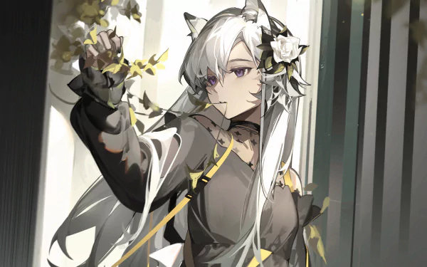 Heavyrain (Arknights) video game Arknights HD Desktop Wallpaper | Background Image