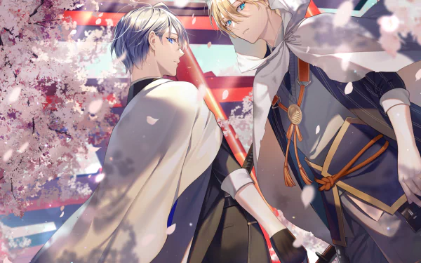 Yamanbagiri Kunihiro Yamanbagiri Chougi Anime Touken Ranbu HD Desktop Wallpaper | Background Image