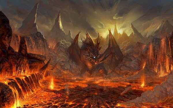 Fantasy Dragon HD Wallpaper | Background Image