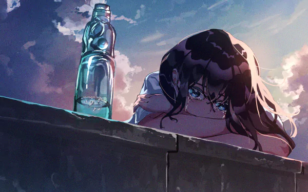 summer tears Anime girl anime girl Anime Summer HD Desktop Wallpaper | Background Image