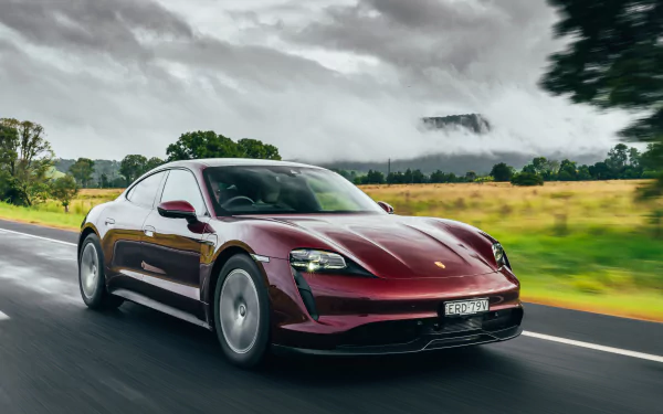 vehicle Porsche Taycan HD Desktop Wallpaper | Background Image