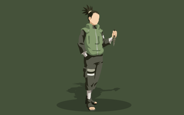 Anime Naruto Shikamaru Nara Minimalist HD Wallpaper | Background Image