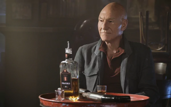 Patrick Stewart Jean-Luc Picard TV Show Star Trek: Picard HD Desktop Wallpaper | Background Image