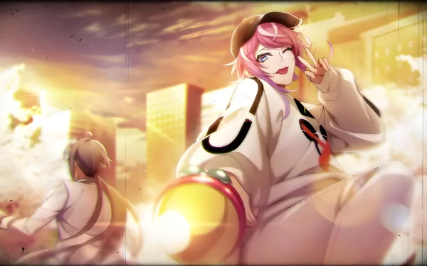 Ramuda Amemura Anime Hypnosis Mic HD Desktop Wallpaper | Background Image