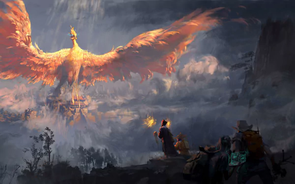 bird fantasy phoenix HD Desktop Wallpaper | Background Image