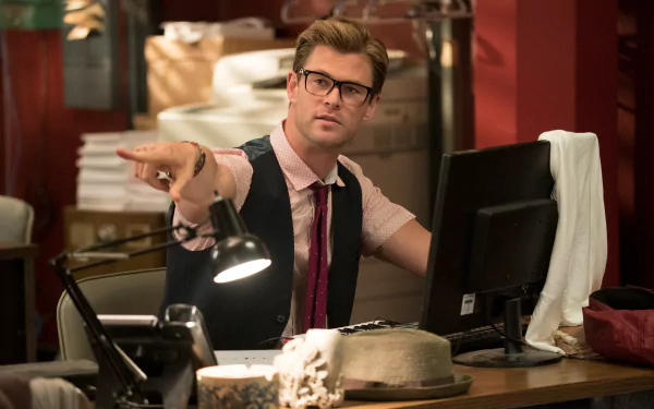 Chris Hemsworth movie Ghostbusters (2016) HD Desktop Wallpaper | Background Image
