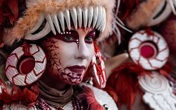 face photography carnival HD Desktop Wallpaper | Background Image