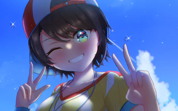 hololive Oozora Subaru Anime Virtual Youtuber HD Desktop Wallpaper | Background Image
