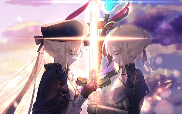 Saber (Fate Series) Artoria Caster Anime Fate/Grand Order HD Desktop Wallpaper | Background Image