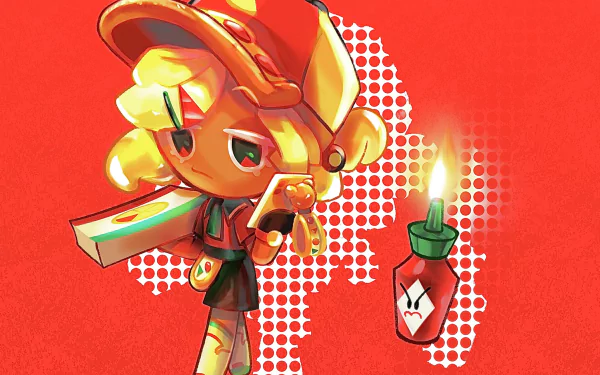 Pizza Cookie (Cookie Run) video game Cookie Run: OvenBreak HD Desktop Wallpaper | Background Image