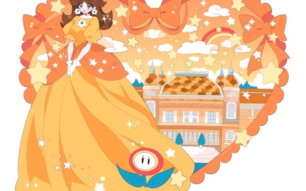 Video Game Super Mario Bros. Mario Princess Daisy HD Wallpaper | Background Image