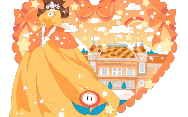 Princess Daisy video game Super Mario Bros. HD Desktop Wallpaper | Background Image