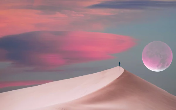 sand dune artistic desert HD Desktop Wallpaper | Background Image