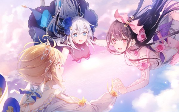 Anime Girl Falling HD Wallpaper | Background Image