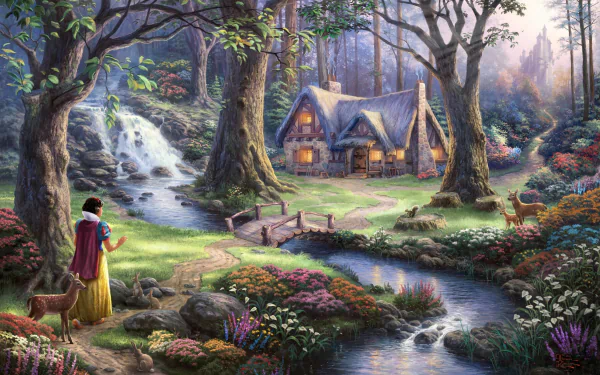  Into the Forest by Thomas Kinkade