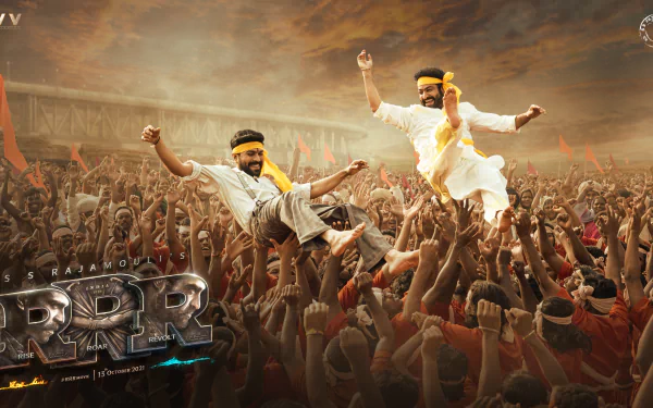 movie RRR HD Desktop Wallpaper | Background Image