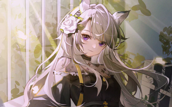 Heavyrain (Arknights) video game Arknights HD Desktop Wallpaper | Background Image