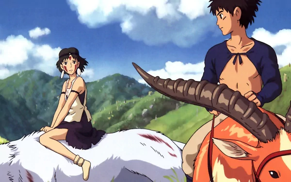 Anime Princess Mononoke HD Desktop Wallpaper | Background Image