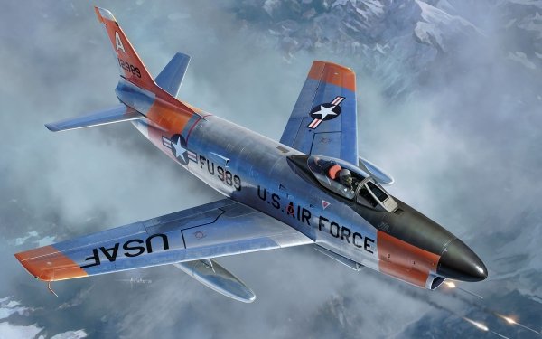 Military North American F-86D Sabre HD Wallpaper | Background Image